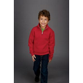 Jerzees  Youth 8 Oz. 50/50 NuBlend  Quarter-Zip Cadet Collar Sweatshirt